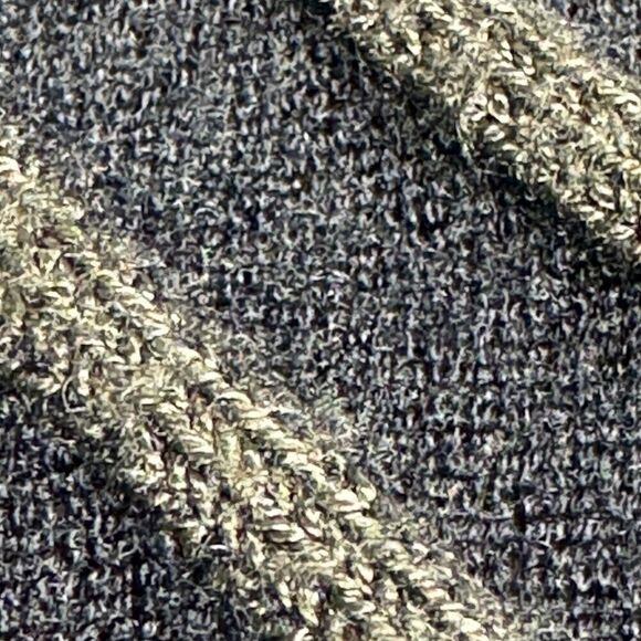 Express olive and black striped knit long sleeve sweater dress size M - Picture 12 of 13